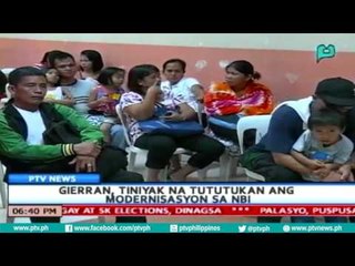 [PTVNews-6pm] Gierran, tiniyak na tutukan ang modernisasyon sa NBI [07|15|16]