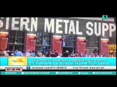 [PTVSports] Giancario Stanto, nagtala ng record 61 homers sa All-star Home Run derby [07|13|16]