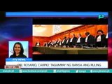 [PTVNews-1pm] Del Rosario, Carpio: Tagumpay ng bansa ang Ruling [07|13|16]