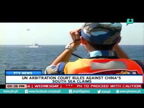 [PTVNews 9pm] UN arbitration court rules against China's South sea claims [07|13|16]