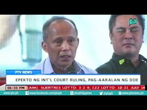 [PTVNews-1pm] Epekto ng Int'l Court Ruling, pag-aaralan ng DOLE [07|14|16]