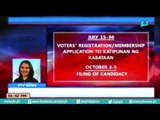 [PTVNews-1pm] Voter's Registration para sa Baranggay at SK Elections, bukas na [07|14|16]
