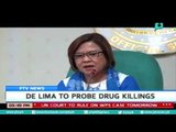 [PTVNEWS 9pm] Sen. De Lima to probe drug killings [07|11|16]