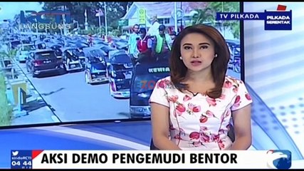 Ratusan Pengemudi Bentor Gorontalo Demo Tolak Kehadiran Bajaj