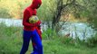 Captain America VS Red and Black Spiderman - Real life superhero crazy fighting - Death battle