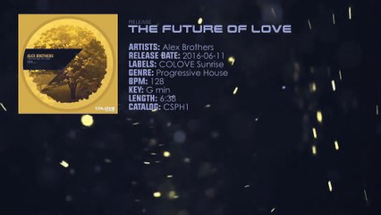 Alex Brothers - The Future of Love (Original Mix)