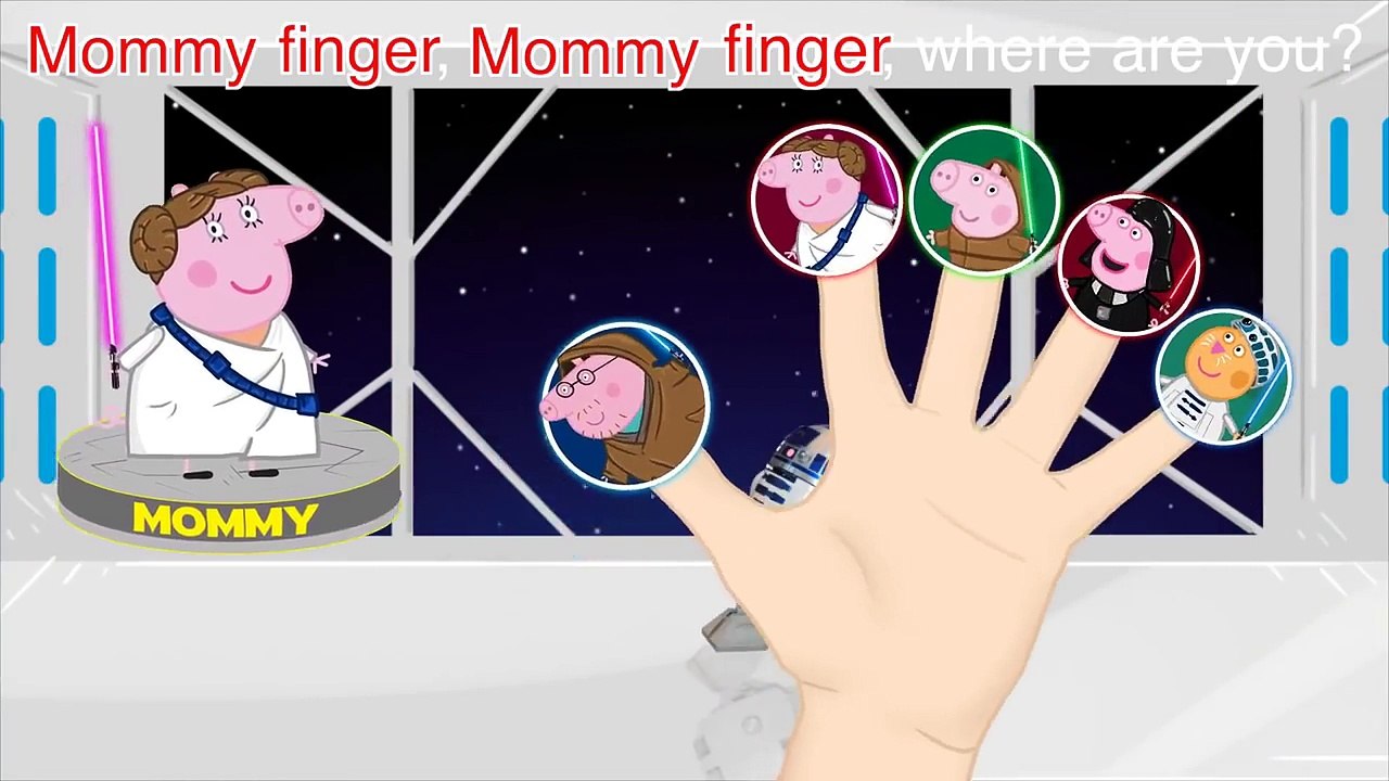 Peppa Pig Star Wars Finger Family / Nursery Rhymes