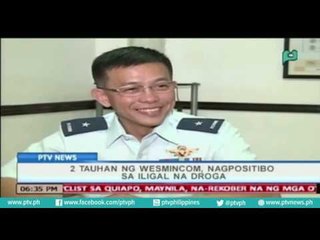 [PTVNews] 2 tauhan ng Wesmincon, nagpositibo sa iligal na droga [07|28|16]