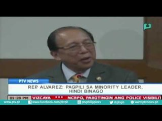 [PTVNews]  Pagpili sa minority leader, hindi binago - Rep. Alvarez [07|28|16]