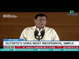 [PTVNews] President Rody Duterte's SONA most inexpensive, simple