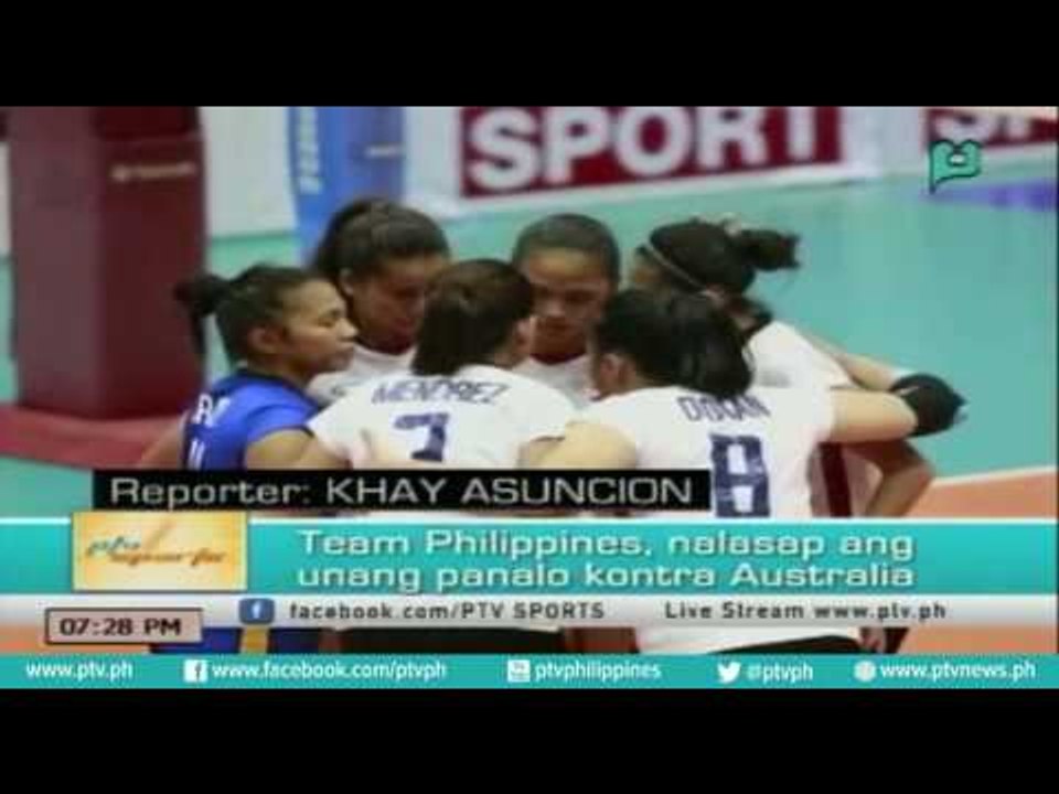 [PTVSports] Team Philippines, nalasap ang unang panalo kontra Australia [07|26|16]