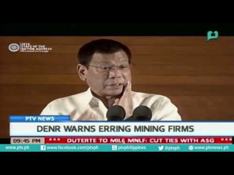 [PTVNews] DENR warns erring mining firms
