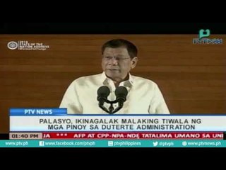 Download Video: [PTVNews] Palasyo, ikinagagalak ang malaking tiwala ng mga Pinoy sa Duterte Admin [07|26|16]