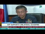 [PTVNews] AFP supports Unilateral ceasefire