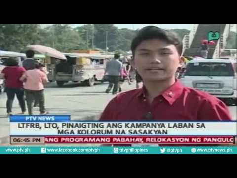 [PTVNews] LTFRB, LTO, pinaigting ang kampanya laban sa mga kolorum na sasakyan [07|26|16]