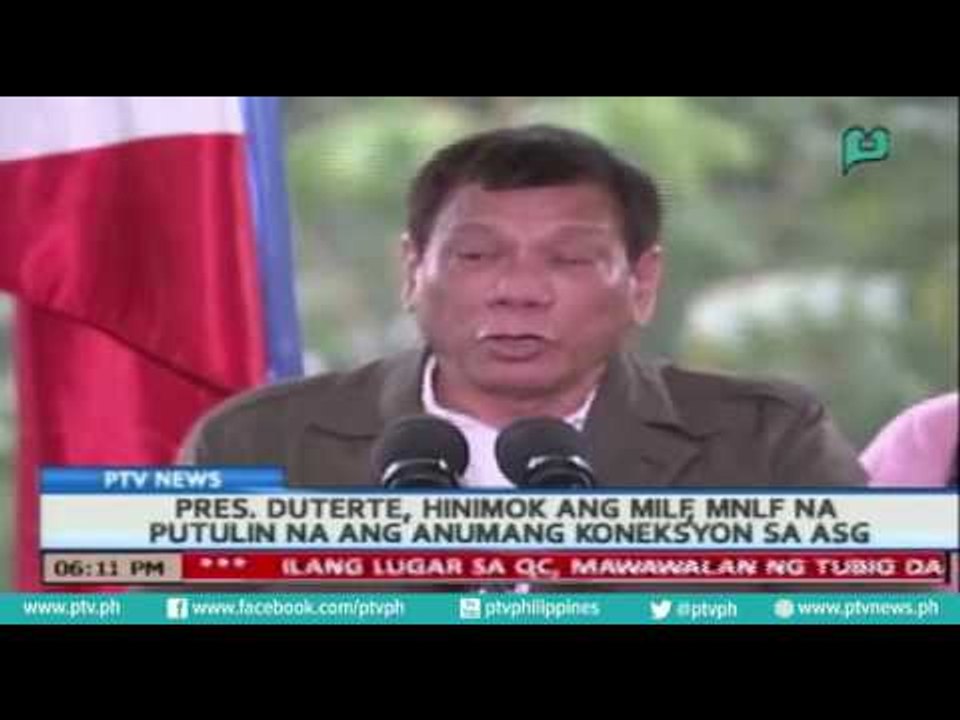 [PTVNews] Dagdag-sahod para sa mga pulis, sundalo, muling tiniyak ng pangulo [07|26|16]