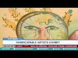 [PTVNews] Handicapable artists exhibit