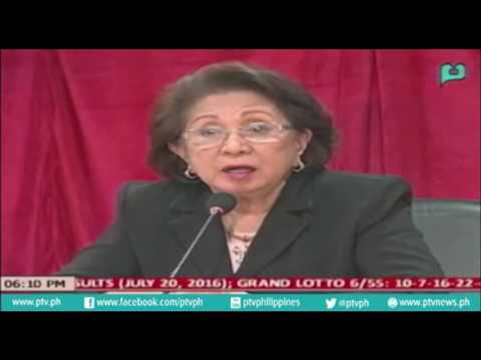 [PTVNews-6pm] Ombudsman: 2nd Plunder Case vs CG...