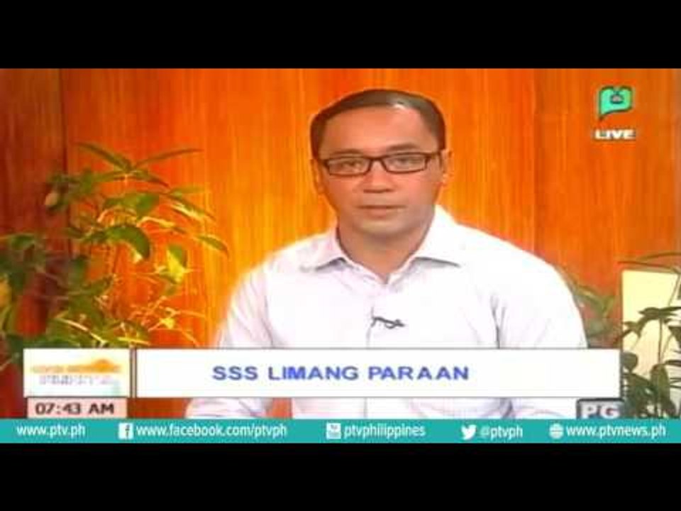 [Good Morning Pilipinas] Usapang SSS: "SSS Limang Paraan"
