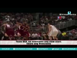 Team USA, na-overcome ang slow start; tinalo ang Venezuela