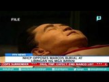 [PTVNews] NHCP opposes Marcos burial at 'Libingan ng mga Bayani'