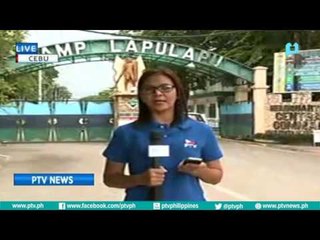 [PTVNews-1pm] Pres. Duterte, bibisita sa camp Lapu-lapu sa Cebu[08|05|16]