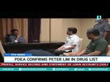 [PTVNews]  PDEA confirms Peter Lim in drug list