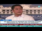 [PTVNews] Delibrasyon sa proseso ng Charter Change, ipinauubaya na ng pakasyo sa kongreso