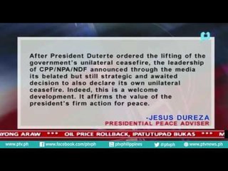 Download Video: [PTVNews] Welcome dev't ang anunsyo ng CPP-NPA-NDF ng Unilateral Ceasefire [08|01|16]