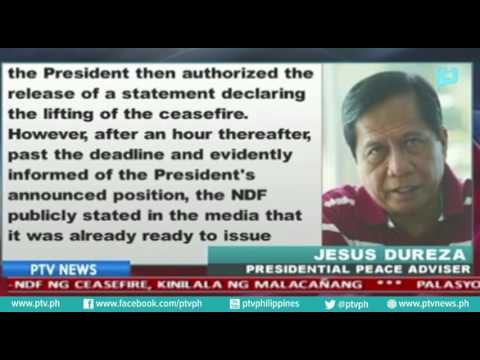 [PTVNews] Pagdeklara ng Unilateral Ceasefire ng CPP-NPA-NDF isang Welcome Development