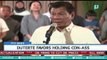 [PTVNews] President Rody Duterte favors holding Con-Ass