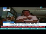[PTVNews] Pres. Duterte binisita ang mga sundalo sa AFP Medical Center [08|02|16]