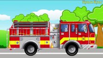 Learning Street Vehicles and Sounds for kids with Nursery Song Police Cars and Trucks