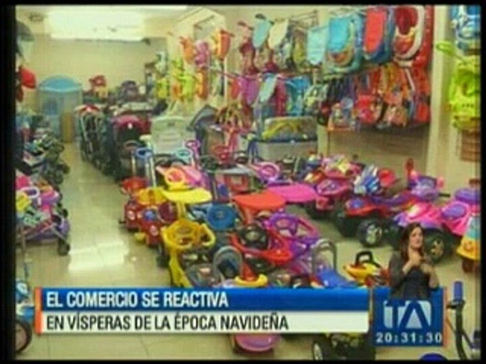 El comercio se reactiva en la víspera de la época navideña