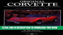 Best Seller Original Corvette 1968-1982: The Restorer s Guide 1968-1982 (Original Series) Free