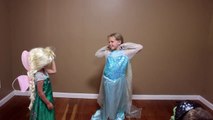 Superhero Kid Video! Frozen Elsa Loses her Wings! Maleficent Elsa Twin! Spiderman Movie in Real Life