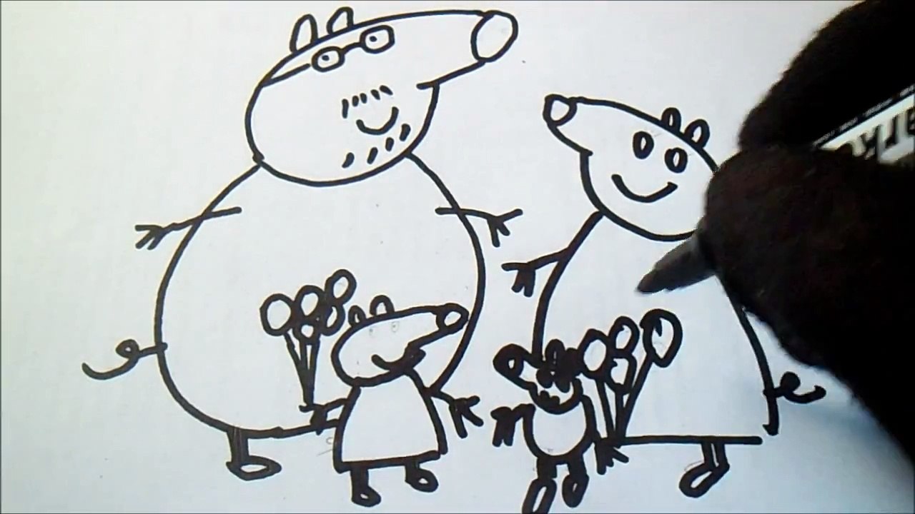 How to Draw and Coloring Peppa Pig  - Kids' Fashion Toys and Arts-oEh4MIBe6p0