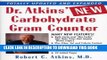 Read Now Dr. Atkins  New Carbohydrate Gram Counter PDF Online