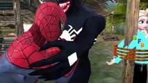 Venom Kidnaps Frozen Elsa | Spiderman Vs Venom Fight | Spiderman Vs Monsters | SuperHero Fights