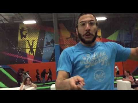 YouTuber Demonstrates Backflip While Holding Selfie Stick on Trampoline