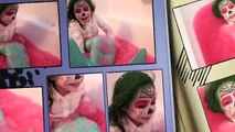 Bad Joker Girl Turns into Elsa Mermaid Super Slushy Gelli Baff Toy Challenge Kinder Egg-jHvlp-08_Ow