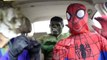 Superheros Dancing in Car| Hulk Spiderman and Joker|Superheroes Compilation|Superheros movie