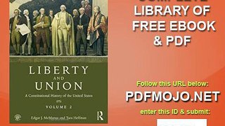 Liberty and Union A Constitutional History of the United States, volume 2