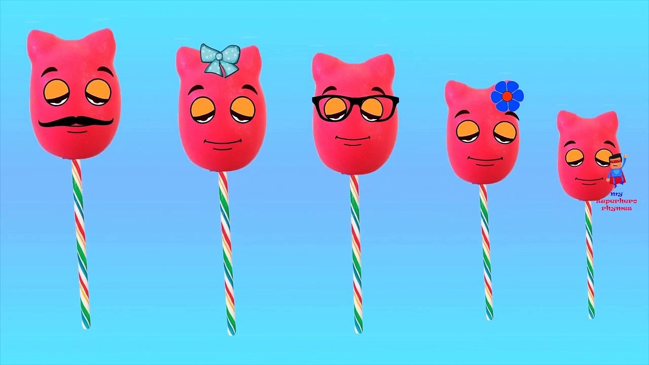Cake Pops Finger Family Children Nursery Rhymes | Cake Pops Cartoon Finger Family Rhymes for Kids