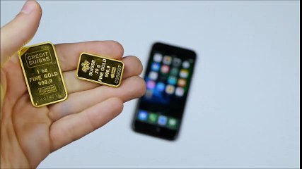 'Tra tấn' iPhone 7 bằng vàng nóng chảy