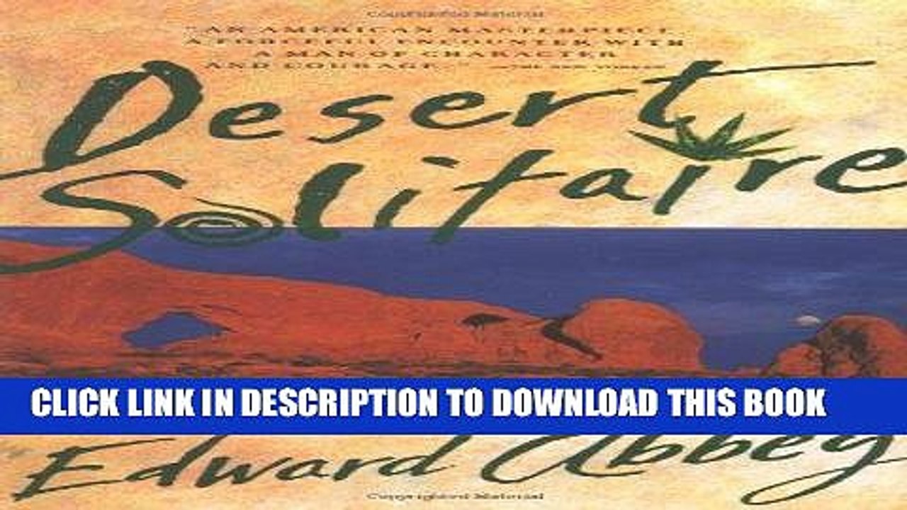 [PDF] Desert Solitaire Popular Colection