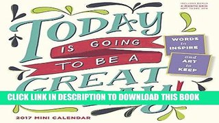 Best Seller Today Is Going to Be a Great Day! Mini-Calendar 2017 Free Read