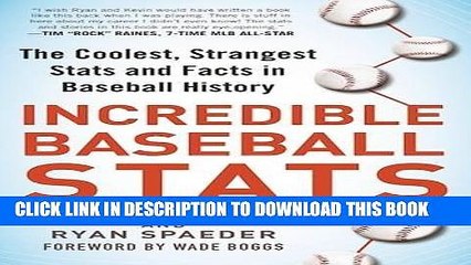 Read Now Incredible Baseball Stats: The Coolest, Strangest Stats and Facts in Baseball History