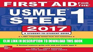 Ebook First Aid for the USMLE Step 1 2017 Free Read