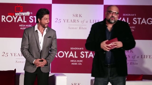 UNCUT - SRK 25 Years Of A Life Book Launch Shahrukh Khan Royal Stag